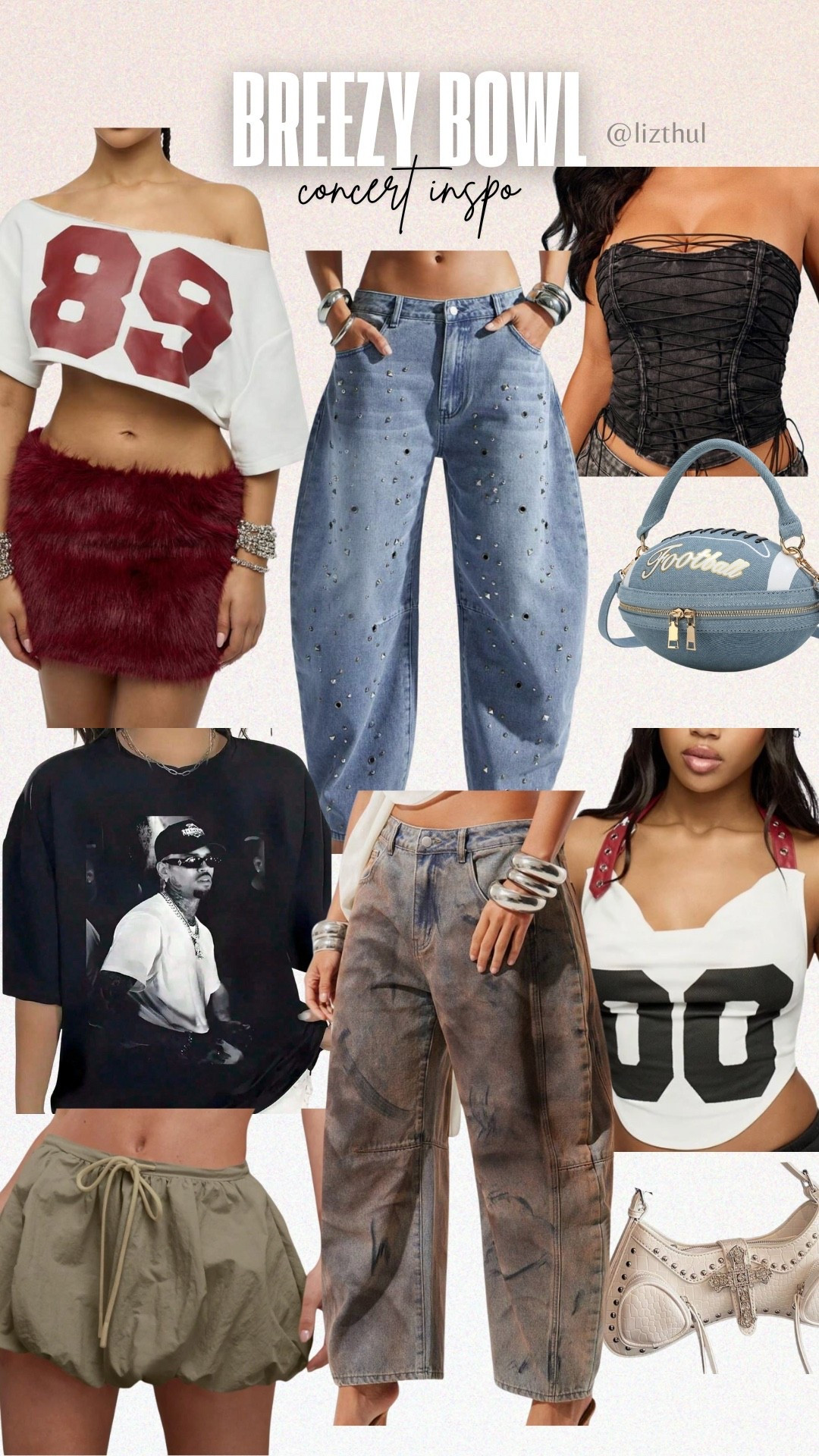 Breezy Bowl Outfit Inspo (affordable concert looks!)

#LTKFindsUnder50 #LTKStyleTip