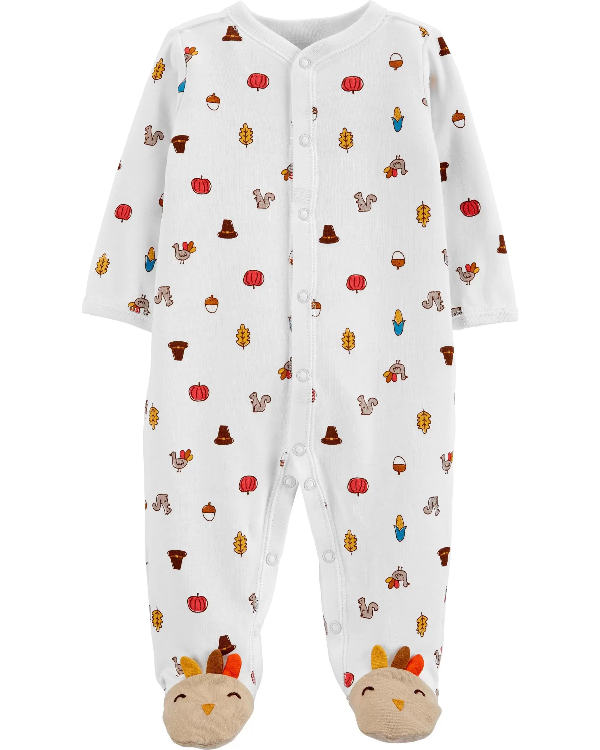 Thanksgiving Snap-Up Cotton Sleep & Play | Carter's