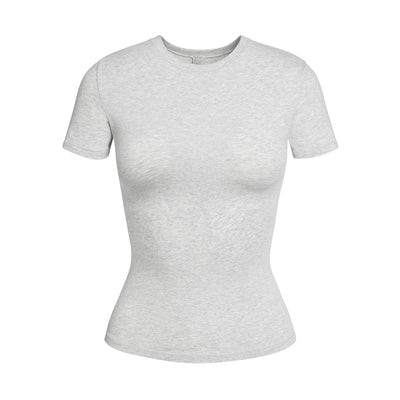 SKIMS T-Shirt | Grey | Large | Cotton Jersey | SKIMS (US)