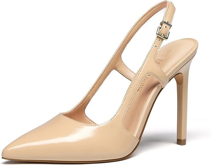 DREAM PAIRS Women's Close Pointed Toe High Stiletto Heels Pump Slingback Party Prom Dress Shoes f... | Amazon (US)