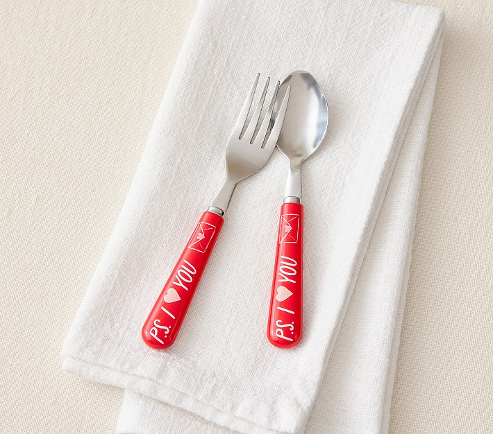 Rifle Paper Co. Valentine's Utensils | Pottery Barn Kids