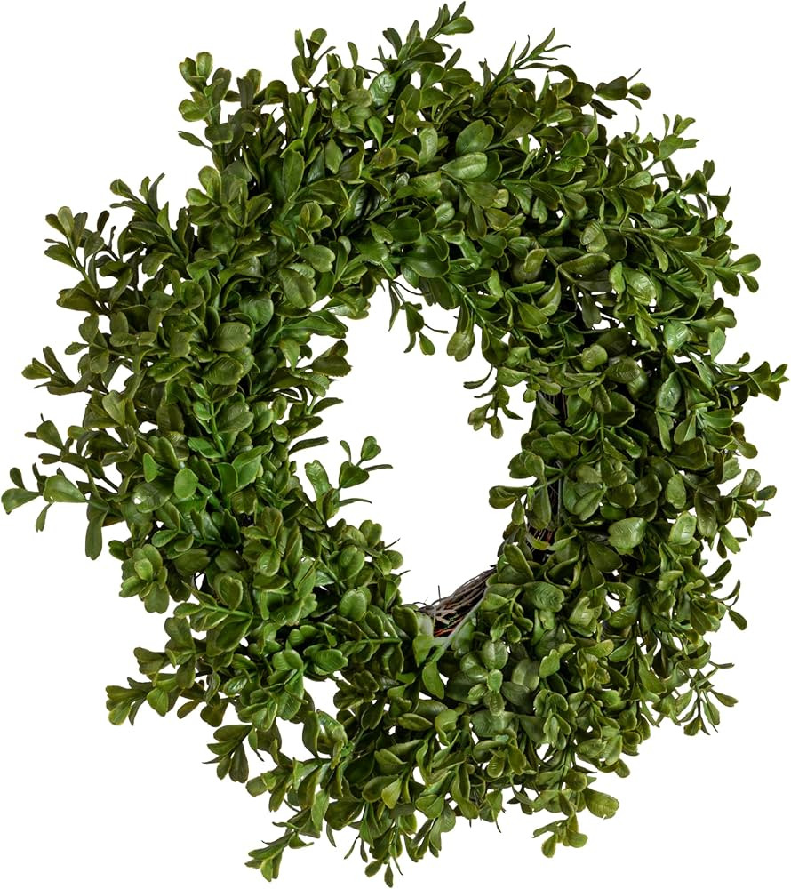 Creative Co-Op Faux Boxwood Wreath | Amazon (US)