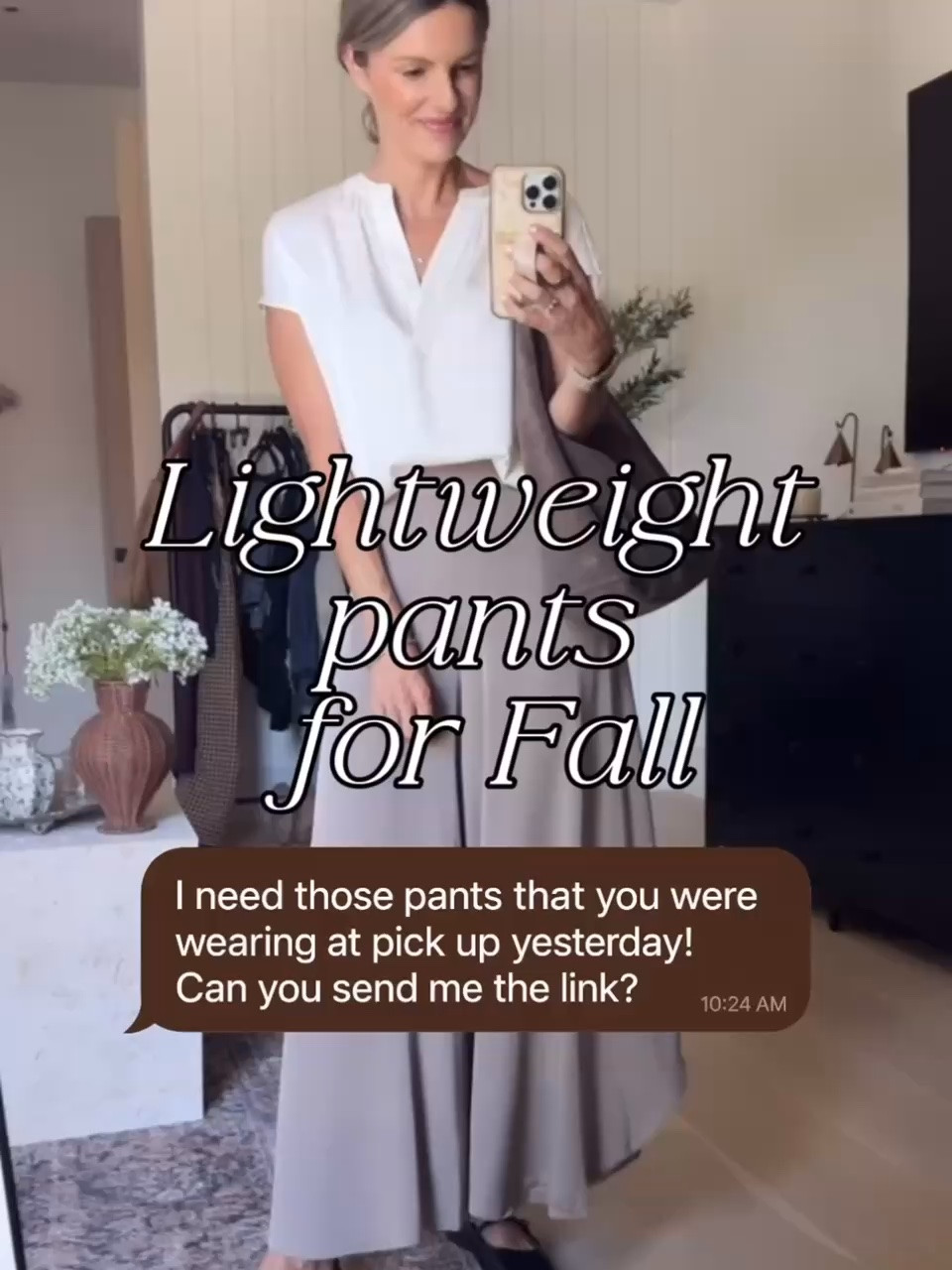 These are super lightweight pants for fall and are under $100!

#LTKootd #LTKOver40 #LTKSeasonal