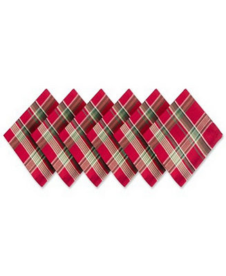 Plaid Napkin, Set of 6 - Macy's | Macy's
