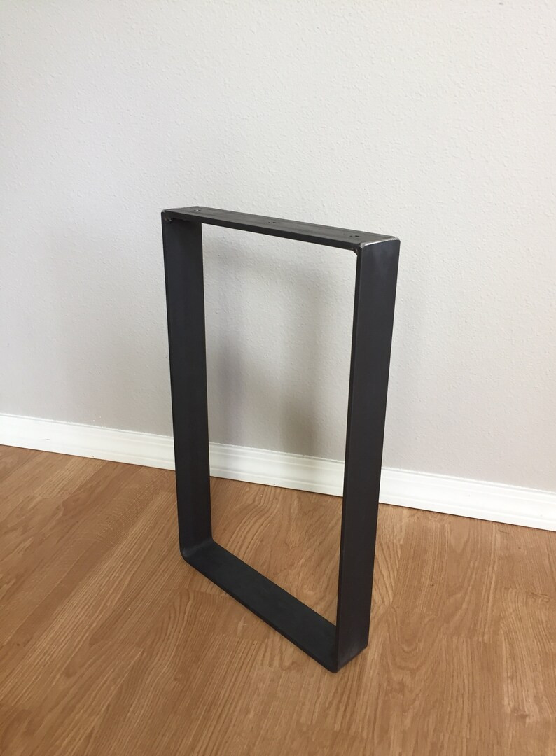 Metal Bench Legs, Set of 2, More Finishes Available, Black, Brass, and Steel | Etsy (US)