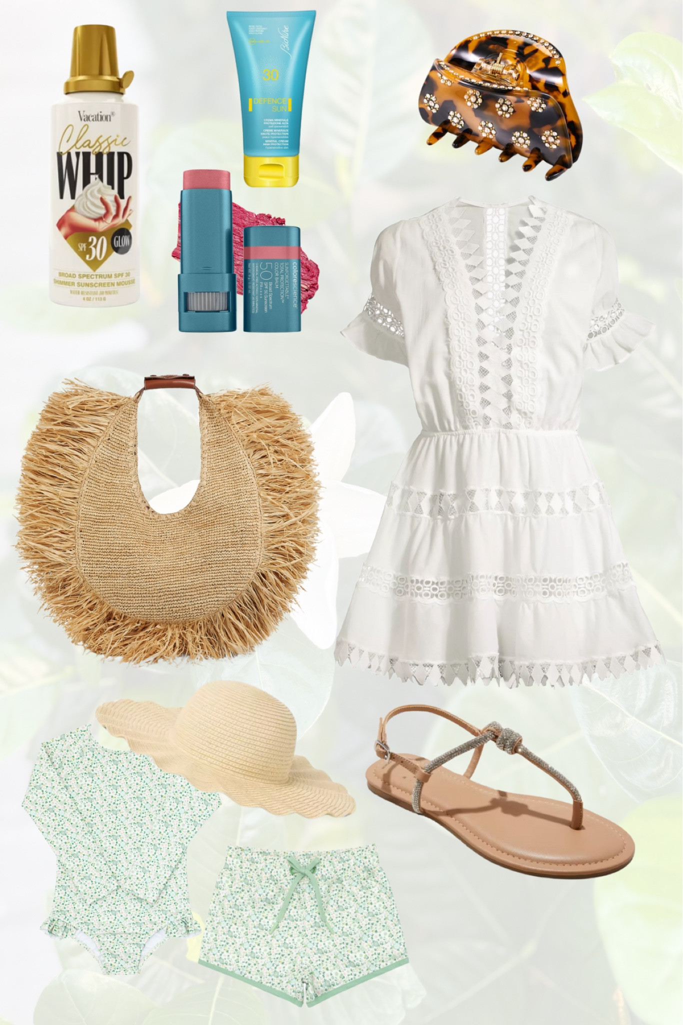 Gigi fully embracing the Palm Beach life ☀️ Pool look for mama + minis 