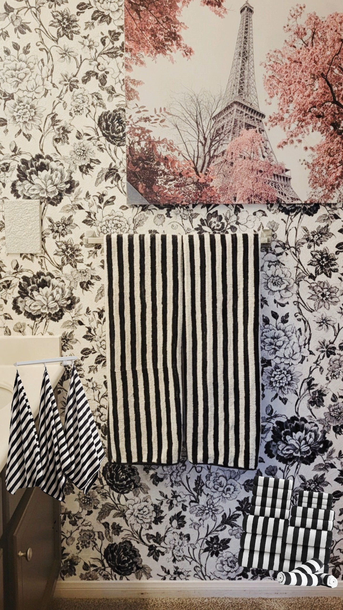 Check out my 'NEW' chic black and white striped towel set! It added that stylish touch to my bathroom. 🧖‍♀️🛁 It includes 18 pieces!● 6 pcs bath sheets (28"x60"),● 6 pcs hand towels (16"x31") and ● 6 pcs washcloths (13"x13").  Complete set covers entire family's towel needs! ✔️ Soft microfiber feels luxurious against skin daily ✔️ Dries quickly, perfect for gym, beach, travel

#LTKHome #LTKSaleAlert