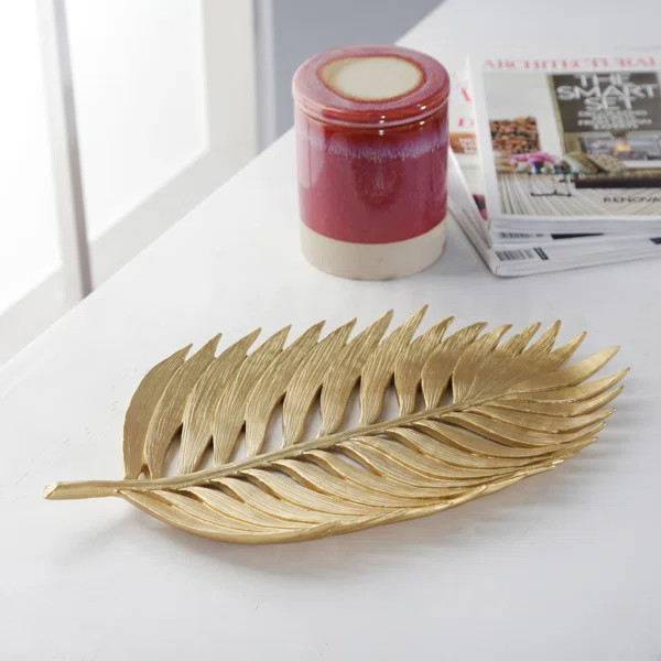 Fuentes Polyresin Palm Leaf Decor | Wayfair North America