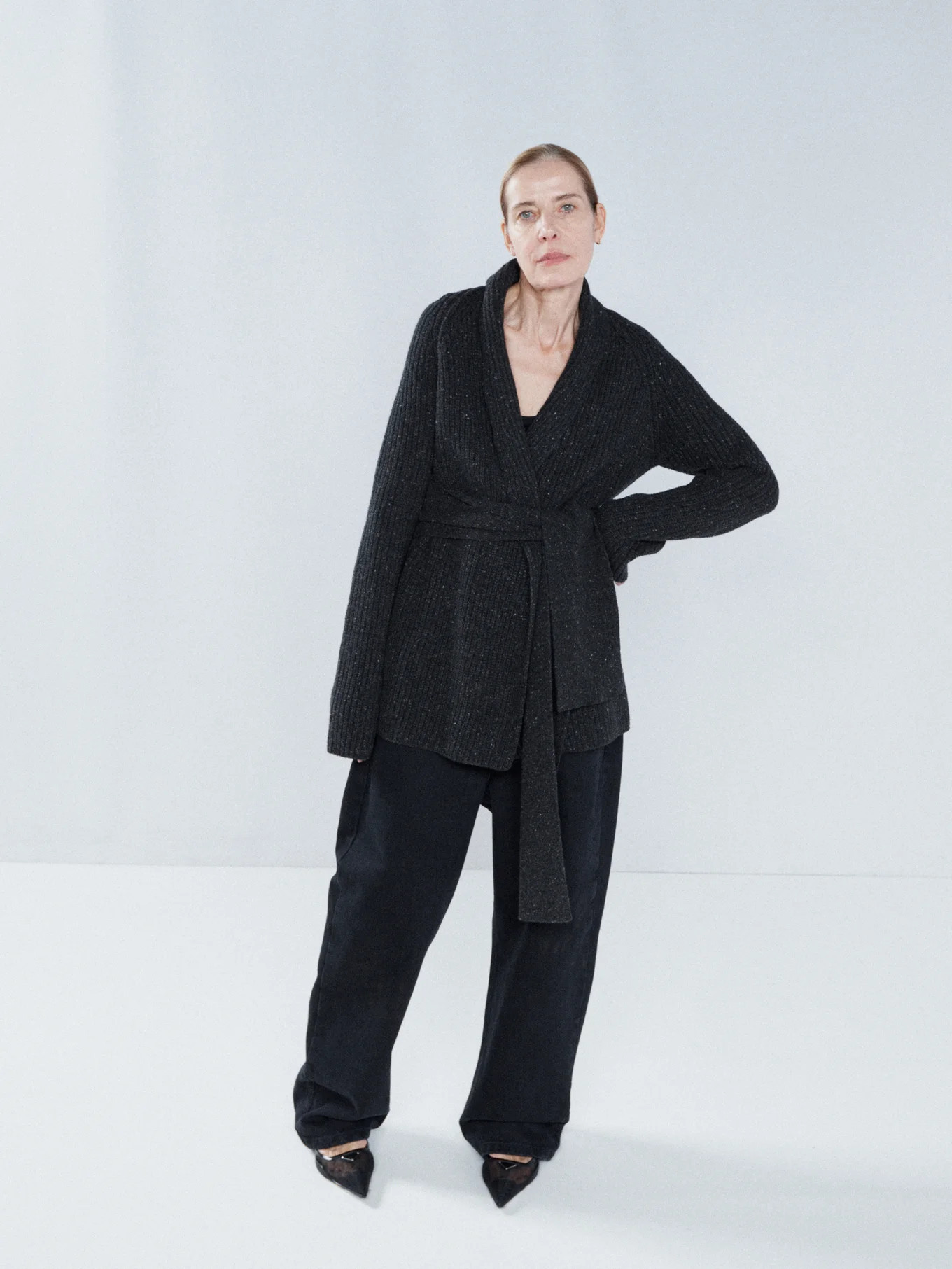 Cashmere-blend shawl-collar cardigan | Raey | Matches (US)