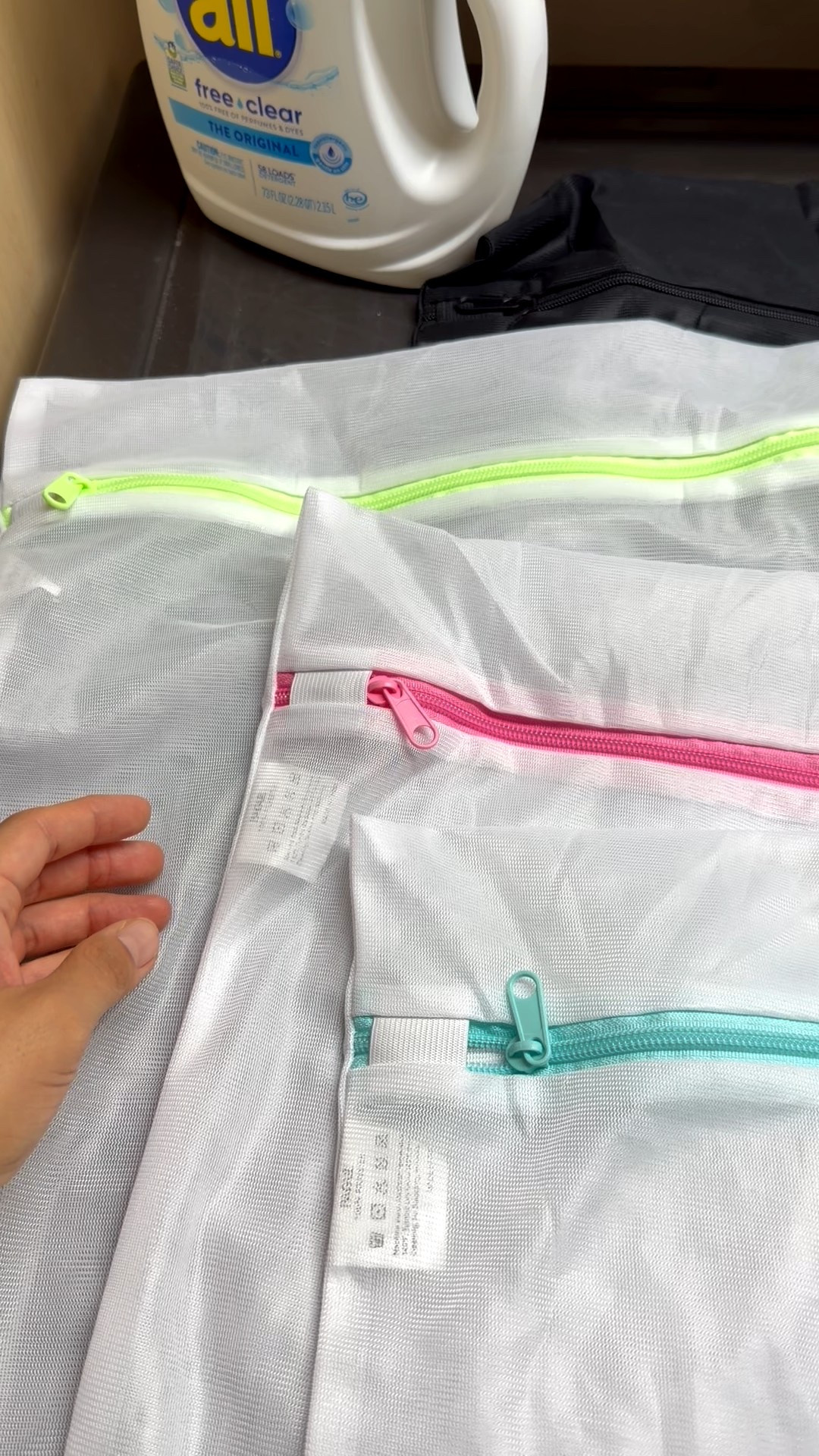 Laundry mesh bags! Good quality on sale for $6.99 for pack of 5! Diff sizes! 

#LTKKids #LTKFamily #LTKSaleAlert