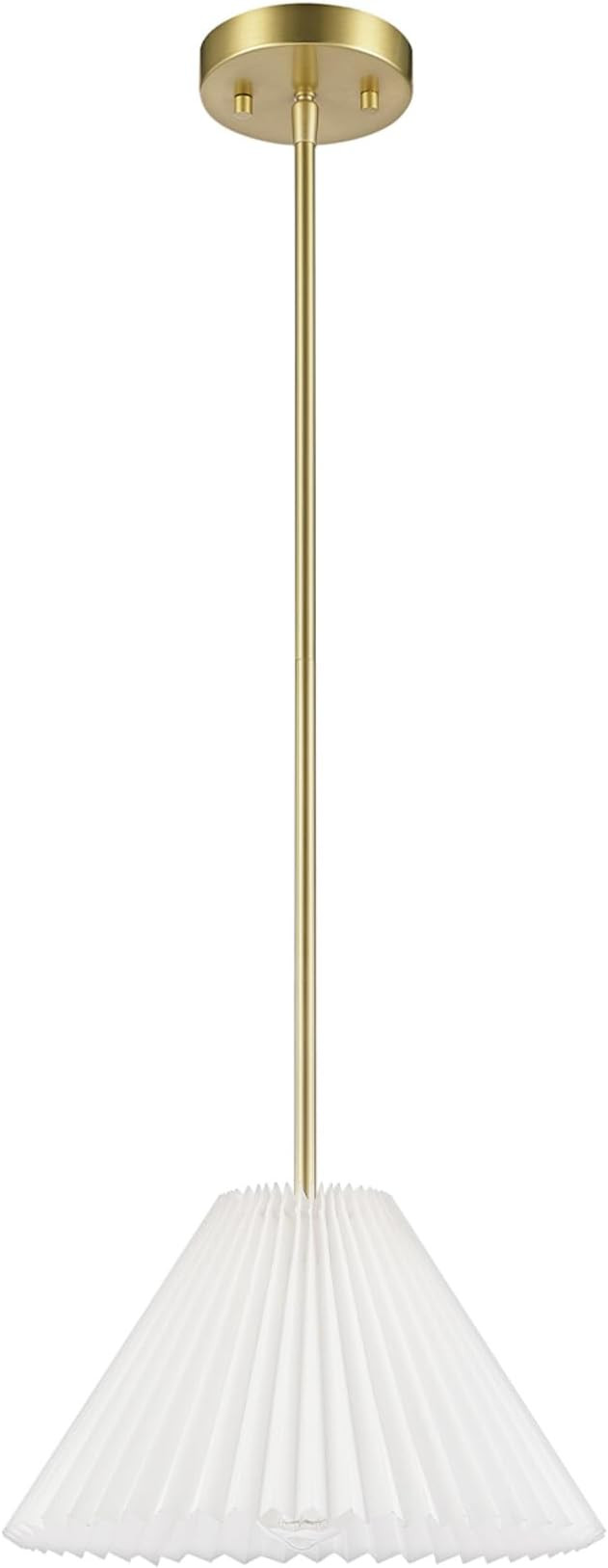 Globe Electric Novogratz x 67000103 Novogratz x Globe Matte Brass Pendant Lighting with Off-White... | Amazon (US)