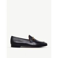Gucci Jordaan leather loafers, Women's, Size: EUR 41 / 8 UK WOMEN, Black | Selfridges