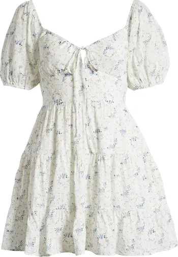 All in Favor Floral Cotton Minidress | Nordstrom | Nordstrom