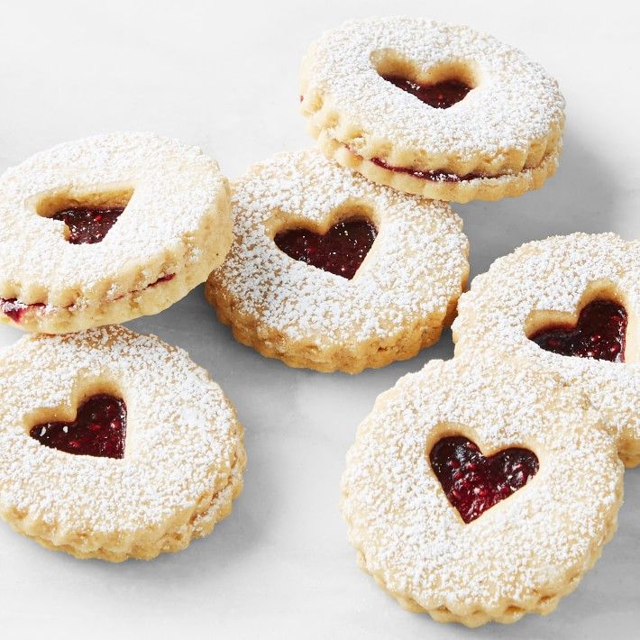 Vienna Cookie Company Heart Linzer Cookies | Williams-Sonoma