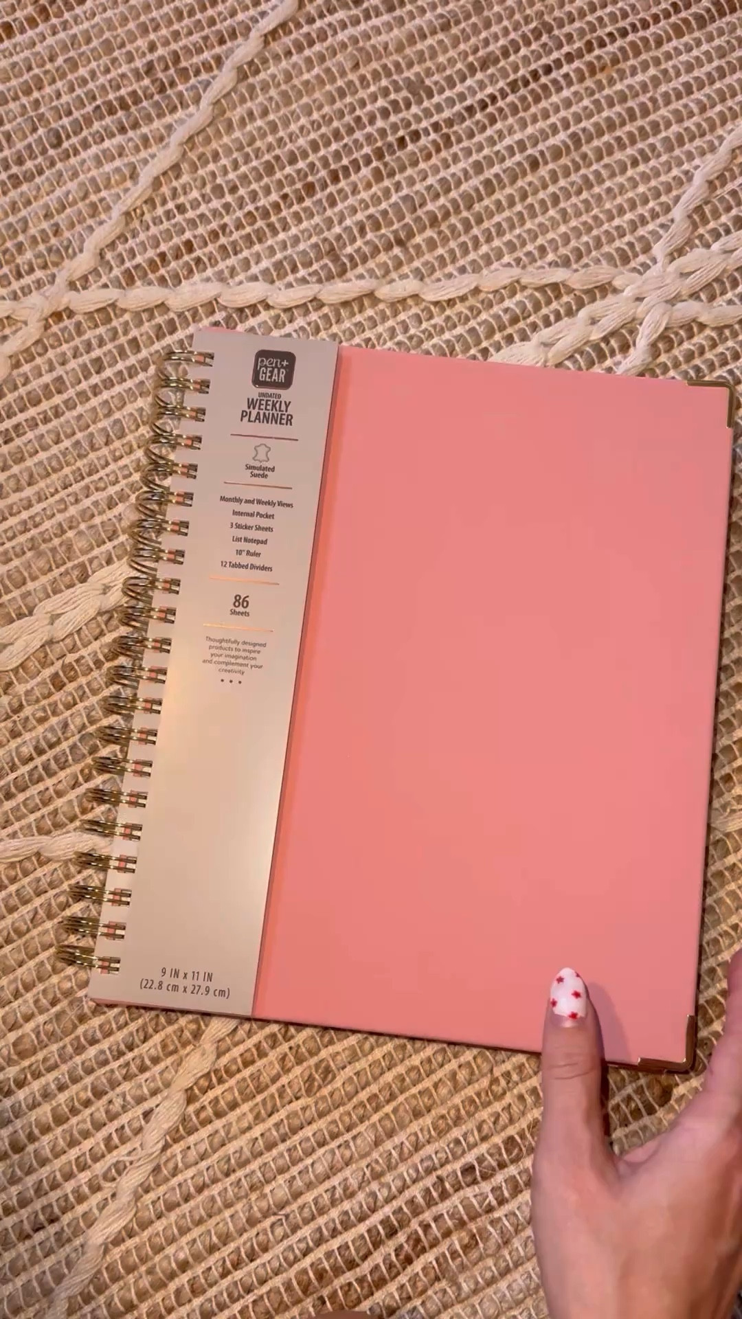 Blank planner! You fill in the year and dates so it never expires until you use all the pages!

#LTKGiftGuide