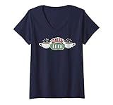 Womens Friends Central Perk Logo V-Neck T-Shirt | Amazon (US)