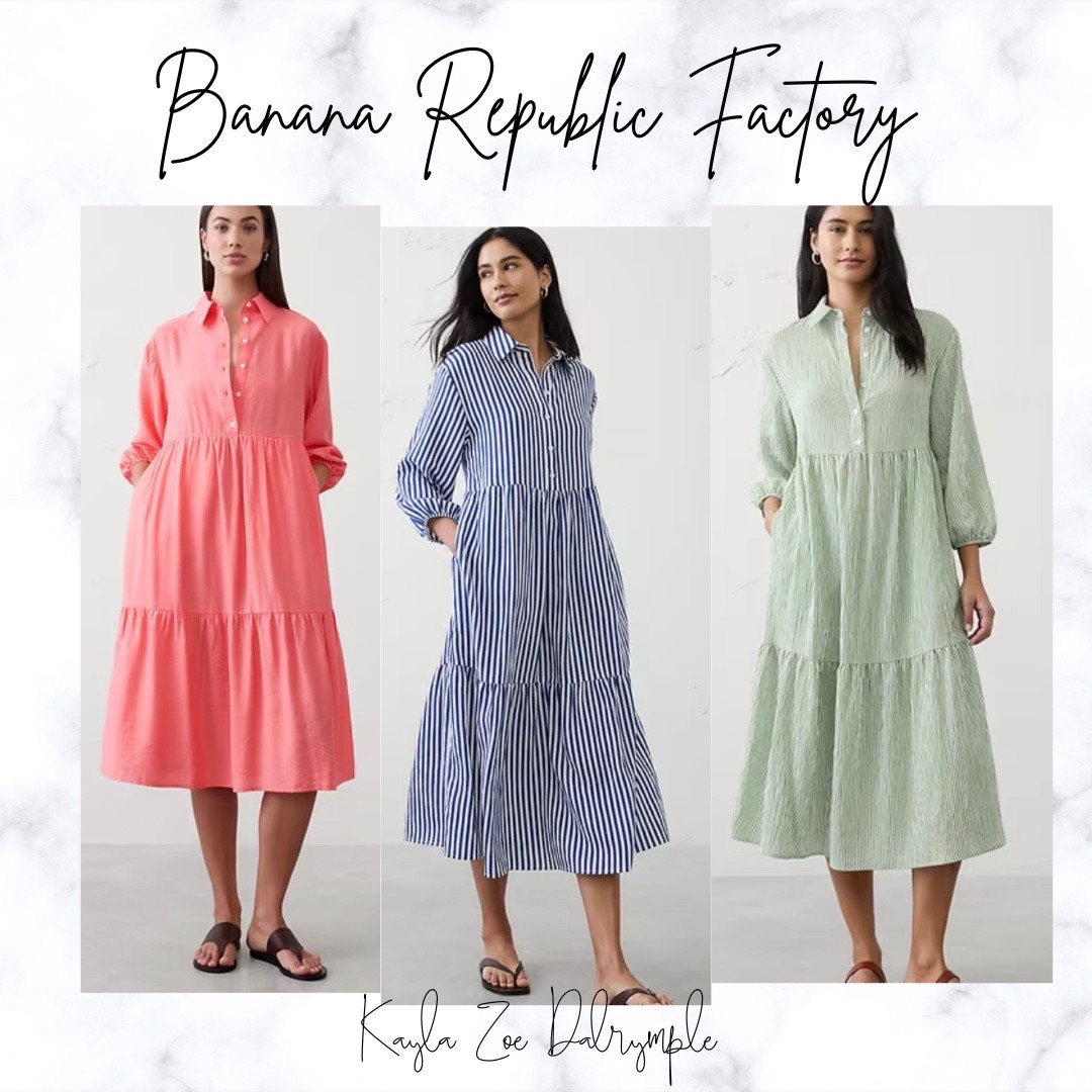 Spring Dresses 
Banana Republic Factory 

#LTKgrwm #LTKootd #LTKdayinmylife