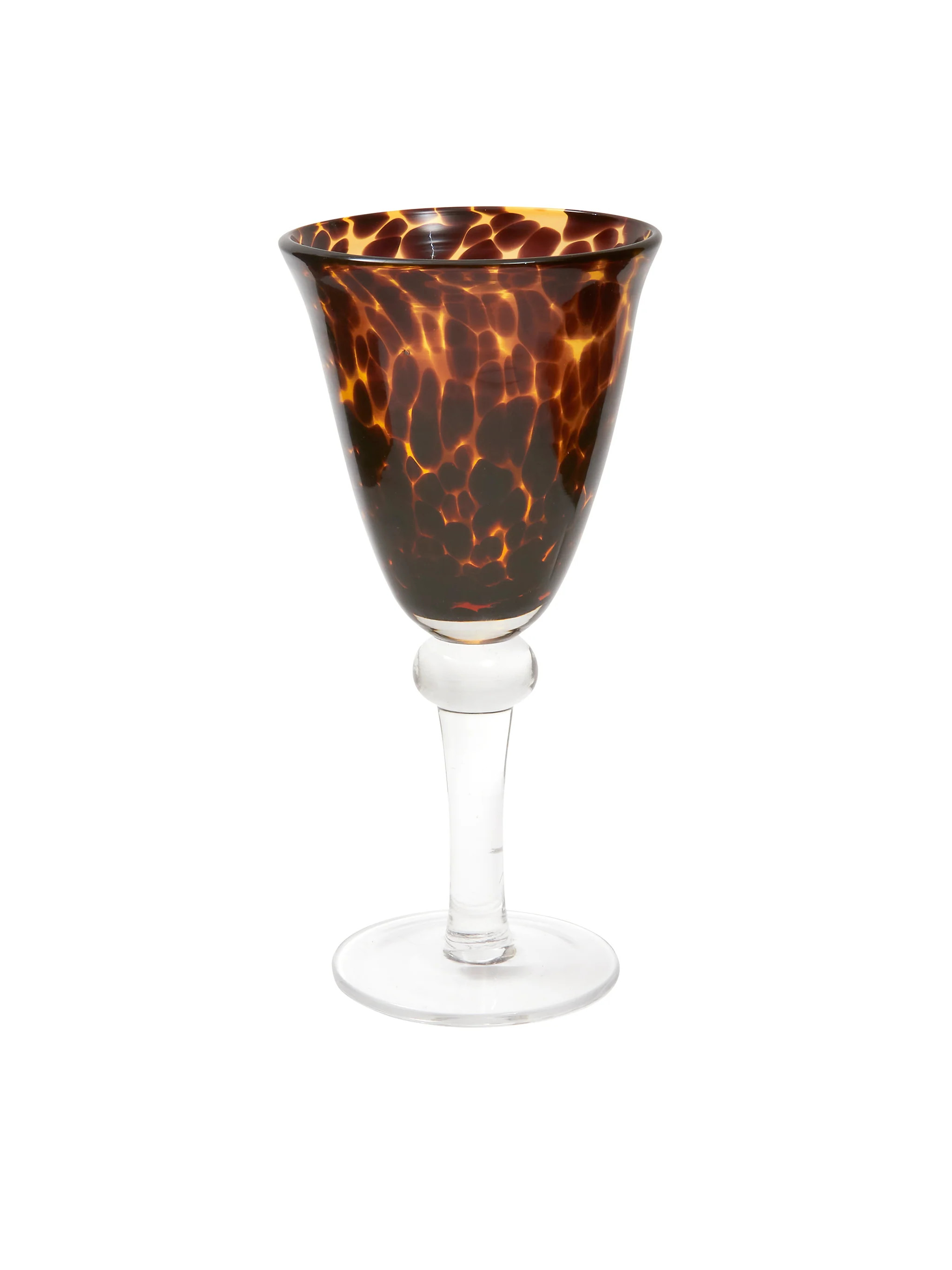 Vintage 1950s Italian Tortoise Shell Wine Glasses | Weston Table