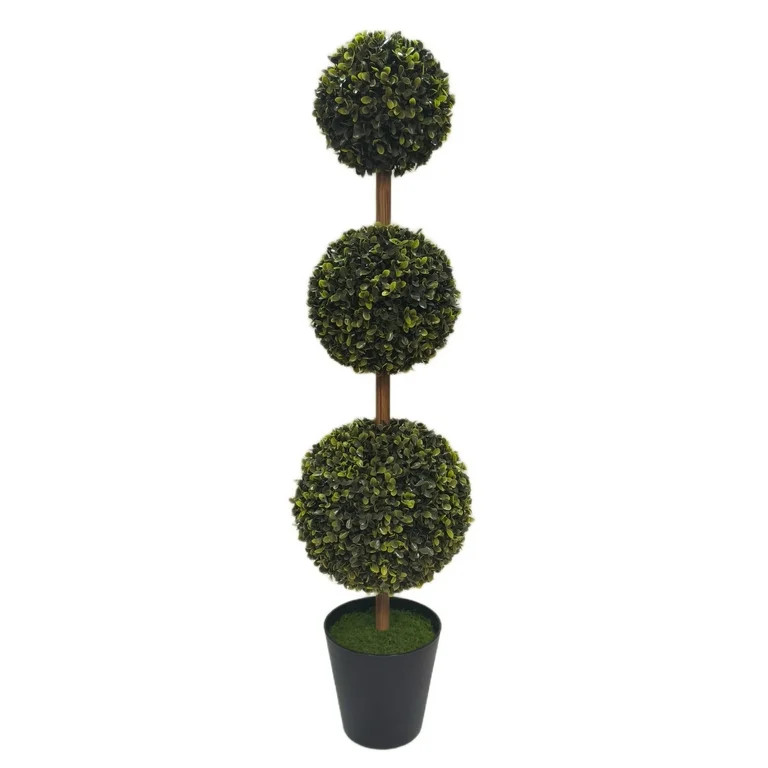 My Texas House 36" Ball Boxwood Topiary | Walmart (US)
