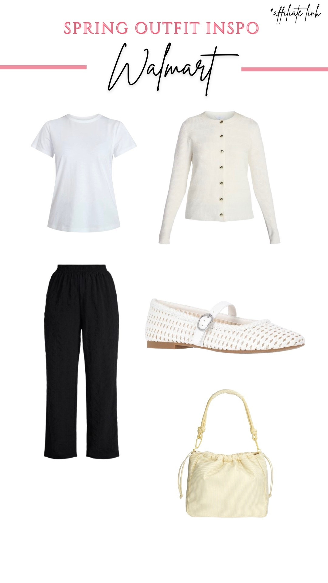 Walmart spring outfit inspo! Linen pants, crochet flats, spring cardigan, butter yellow purse

#LTKootd #LTKdayinmylife #LTKmomlife