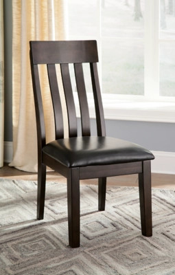 Haddigan Rake Back Upholstered Dining Chair | Ashley | Ashley