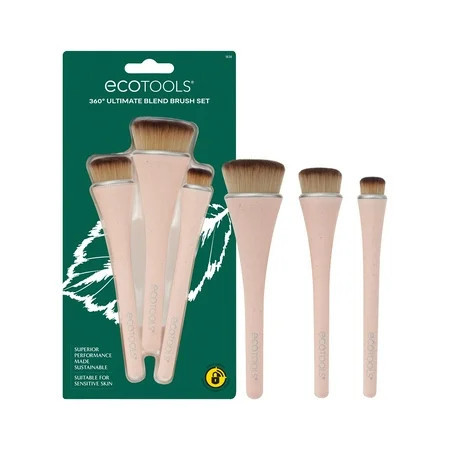 EcoTools® 360 Ultimate Blend Makeup Brush Set 3pc | Walmart (US)