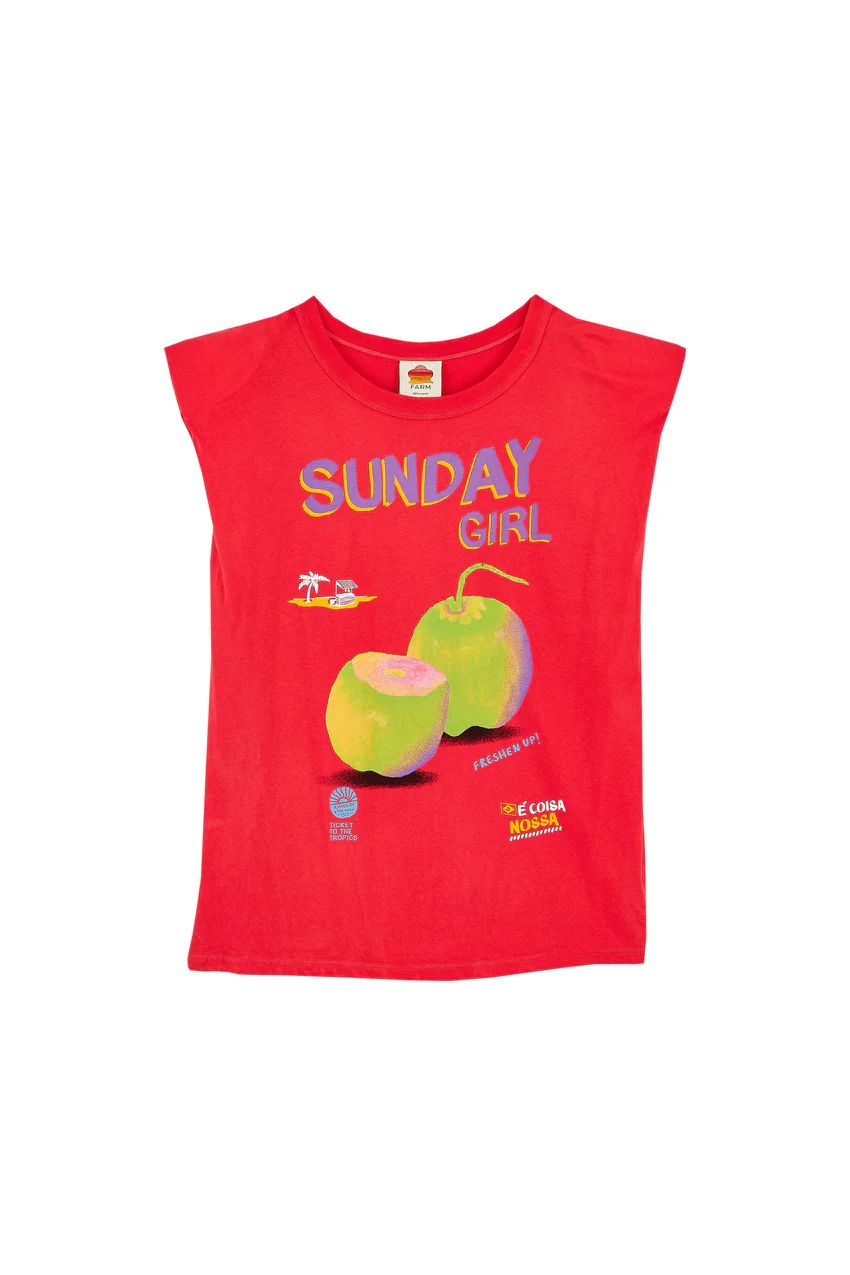 SUNDAY GIRL GRAPHIC T-SHIRT | FarmRio