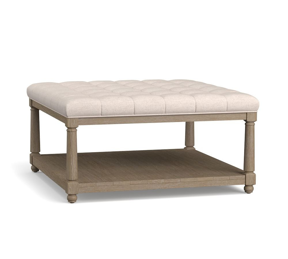 Berlin Square Ottoman | Pottery Barn (US)