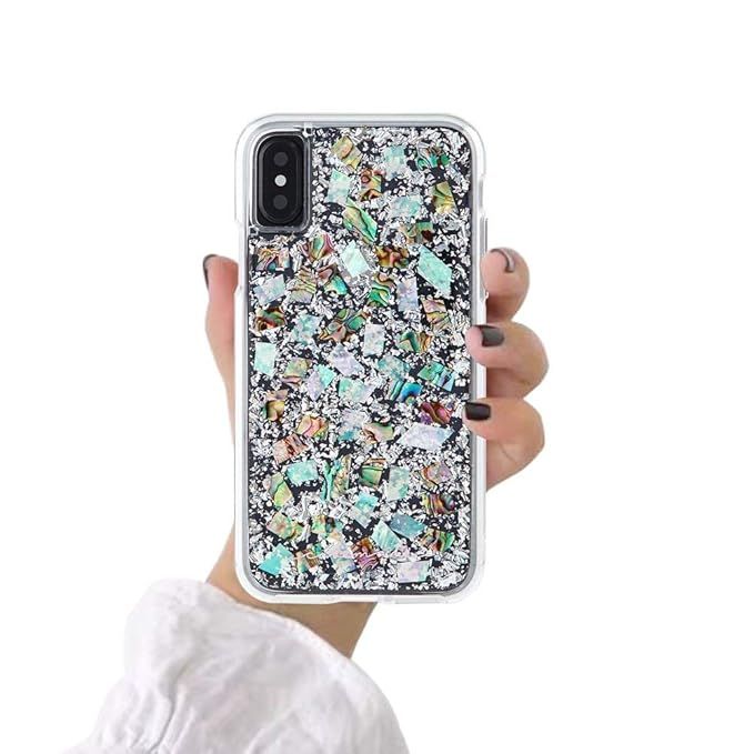 YXY·CF iPhone XR Case - Real Mother of Pearl - Slim Protective Design for Apple iPhone XR - Moth... | Amazon (US)
