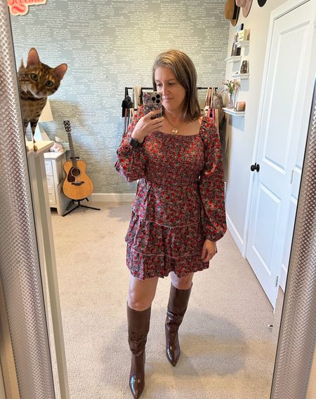 Wore this to go apple picking with the family. These boots are actually so comfy! 

#LTKOver40 #LTKShoeCrush #LTKStyleTip