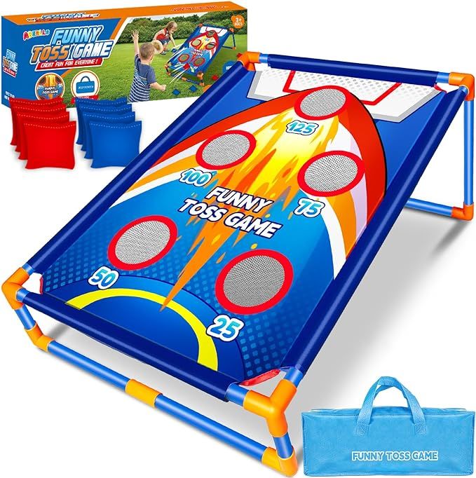 Bean Bag Toss Game for Kids Outdoor Activities, Cornhole Games for 3 4 5 6 7 8 Years Old Boys Gir... | Amazon (US)