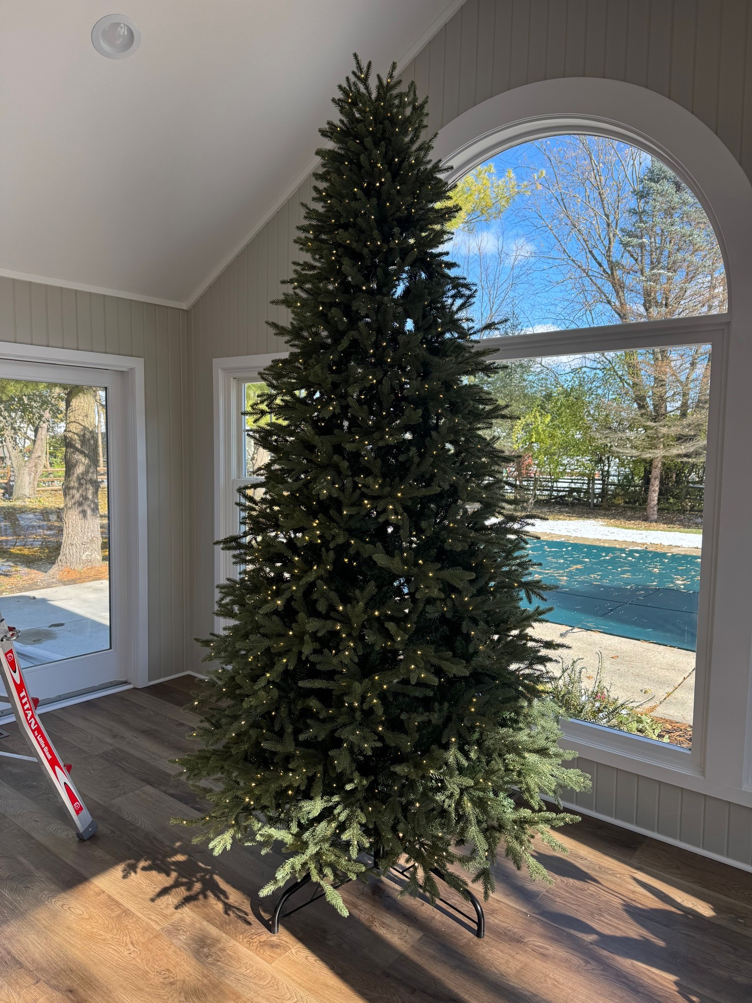 Home Depot Jackson Noble Fir 9 ft pre-lit Christmas tree 🎄 

#LTKSeasonal #LTKHoliday #LTKHome