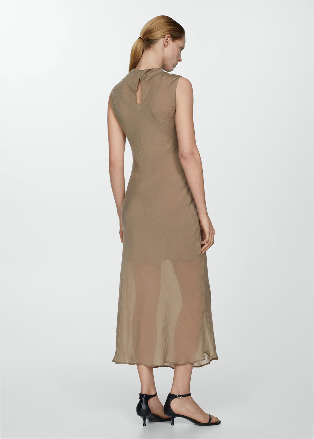 Textured skater dress -  Women | Mango USA | MANGO (US)