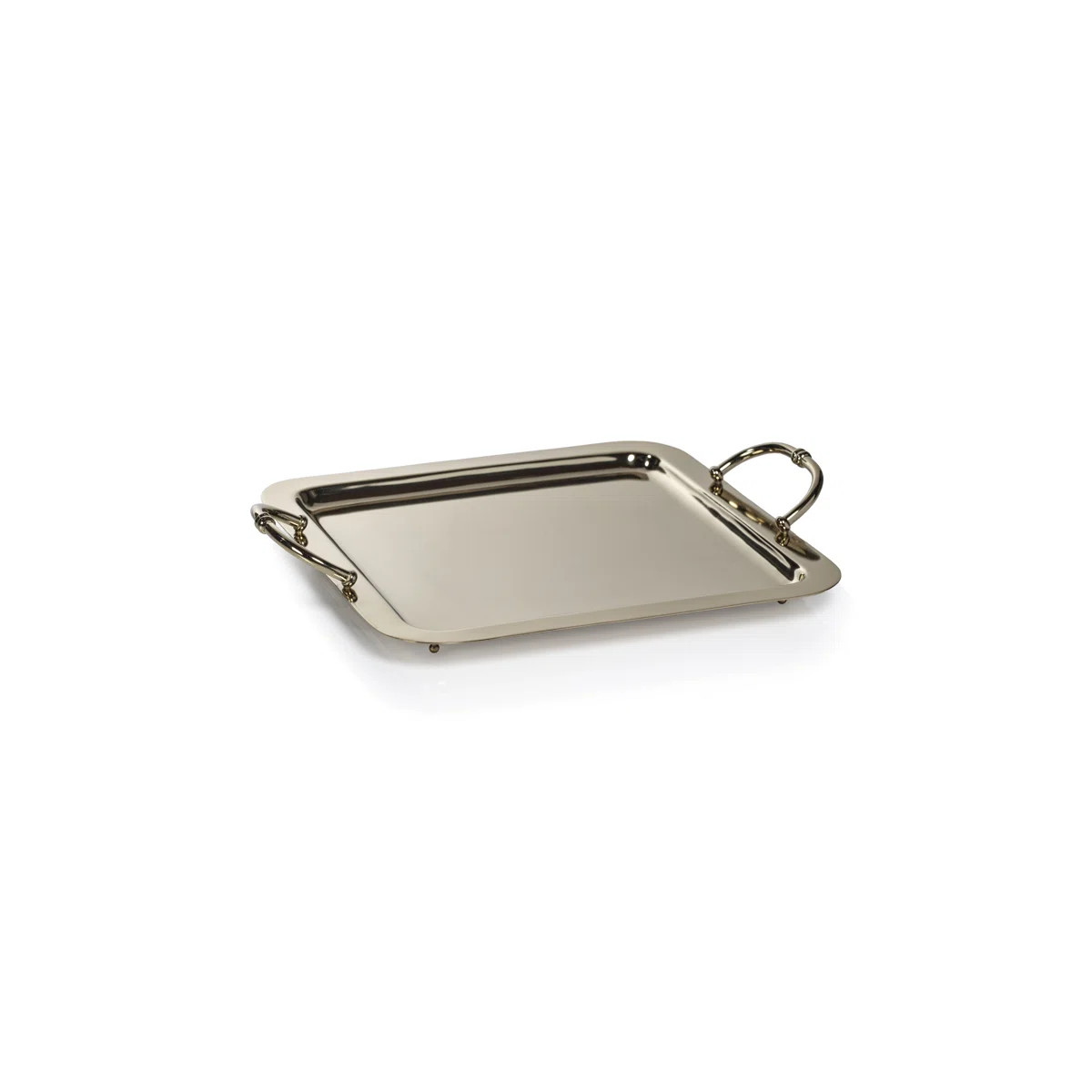 Mercer41 Daimen Steel/ Brass Tray | Wayfair North America