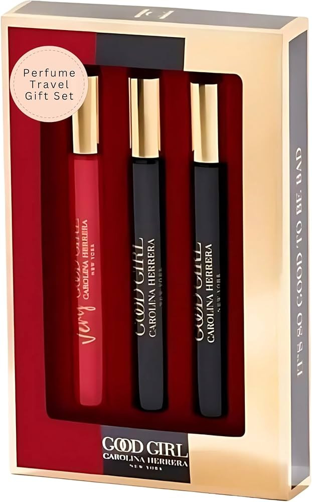 Carolina Herrera Good Girl Perfume For Women Mini EDP Rollerball Gift Set – 3 x 0.34 Ounce | Amazon (US)