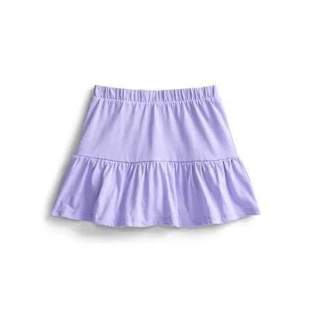 Wonder Nation Toddler Girls Tiered Ruffle Scooter Skirt, Sizes 18M-5T | Walmart (US)
