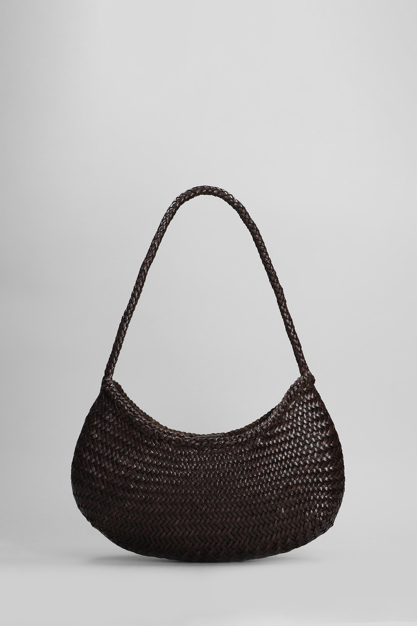 Dragon Diffusion Nova Luna Hand Bag In Brown Leather | Italist.com US