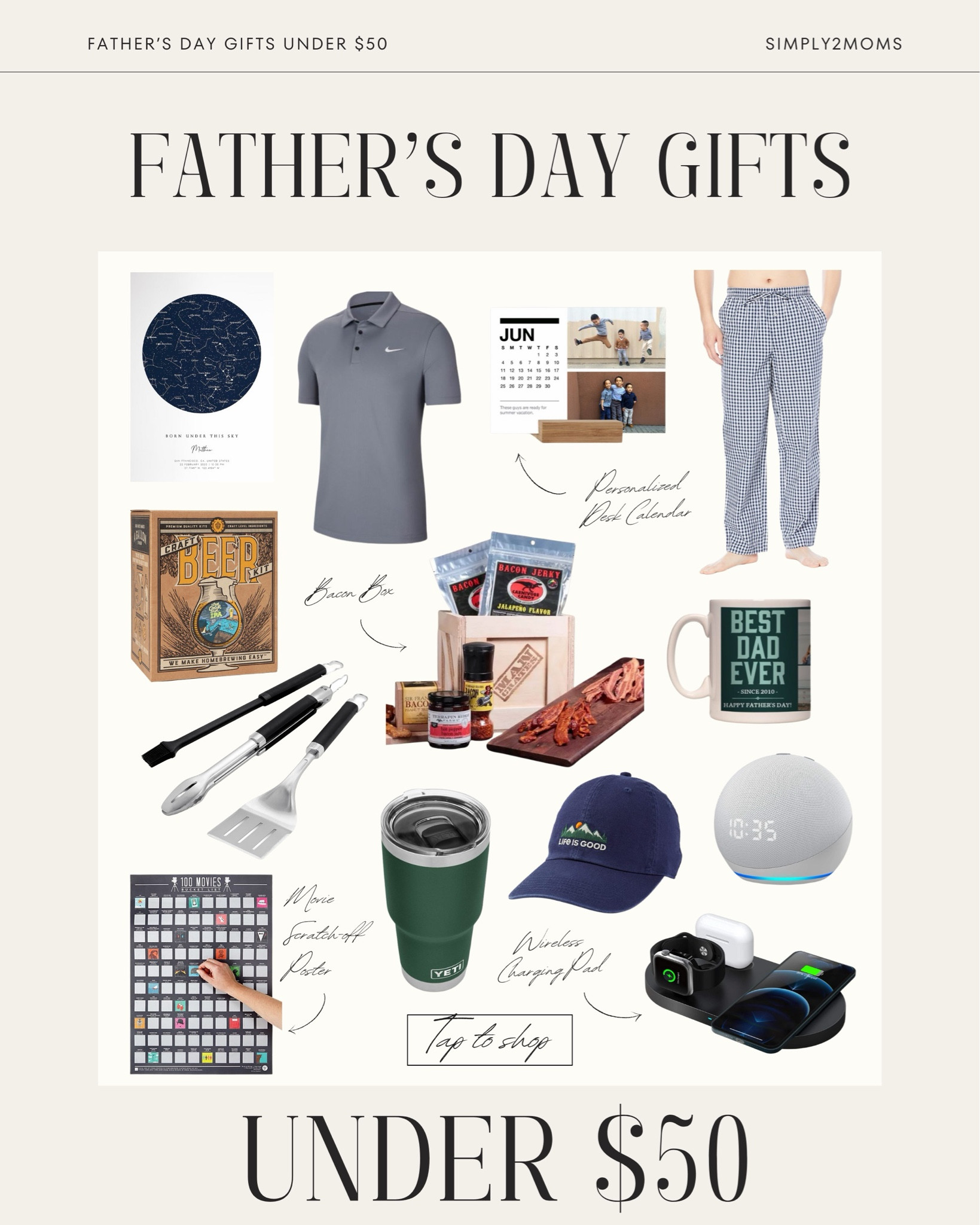 Get your dad the perfect gift this Father’s Day without going over budget. Choose from items like a bacon box, personalized calendar, golf polo, or grilling tools - all for less than $50! 

#LTKMens #LTKFindsUnder50 #LTKGiftGuide
