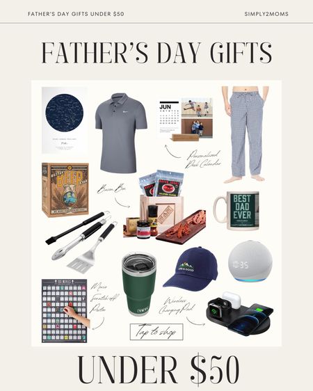 Get your dad the perfect gift this Father’s Day without going over budget. Choose from items like a bacon box, personalized calendar, golf polo, or grilling tools - all for less than $50! 

#LTKMens #LTKFindsUnder50 #LTKGiftGuide