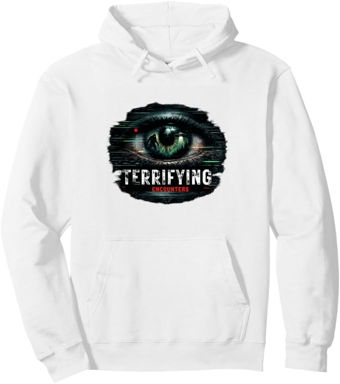 Terrifying Encounters Paranormal Horror Mystery Graphic Pullover Hoodie | Amazon (US)