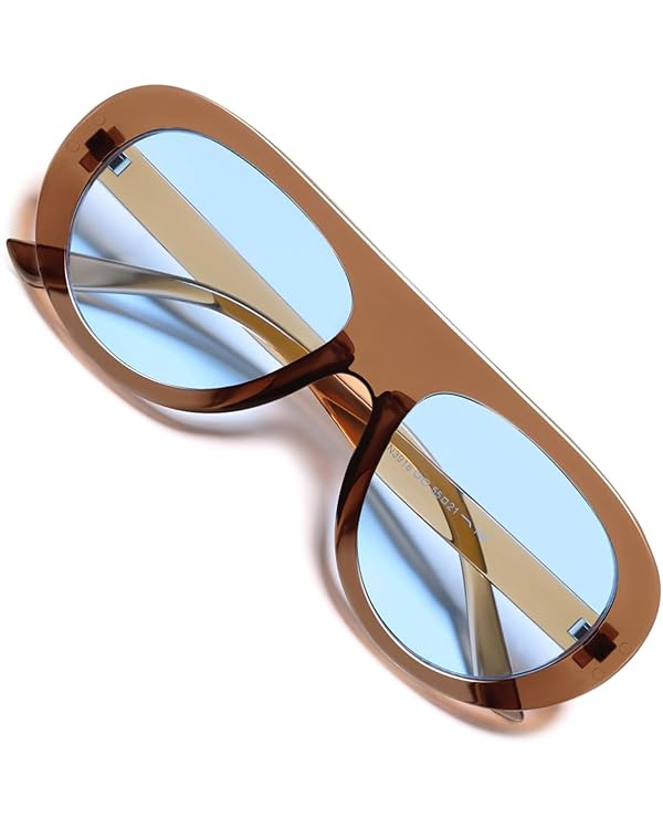 VANLINKER Retro Aviator Sunglasses for Women Chic Classic 70s Vintage Trendy 2025 Chunky UV400 Su... | Amazon (US)