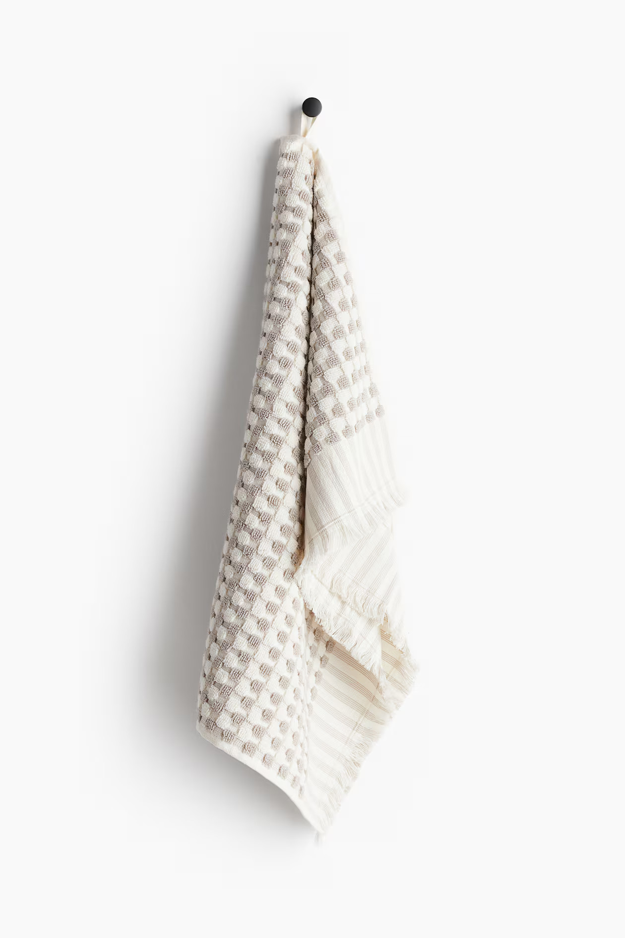 Patterned Cotton Terry Bath Towel | H&M (US + CA)