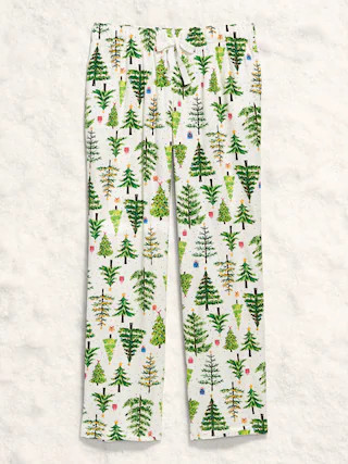 Mid-Rise Printed Flannel Pajama Pants for Women | Old Navy (US)