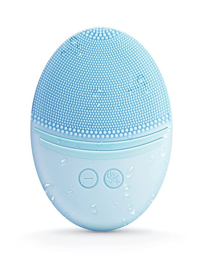 EZBASICS Facial Cleansing Brush, Waterproof Sonic Vibrating Face Brush for Deep Cleansing, Gentle... | Amazon (US)