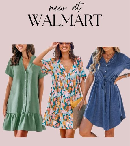 New Walmart dresses 

#LTKStyleTip #LTKFindsUnder50 #LTKSaleAlert