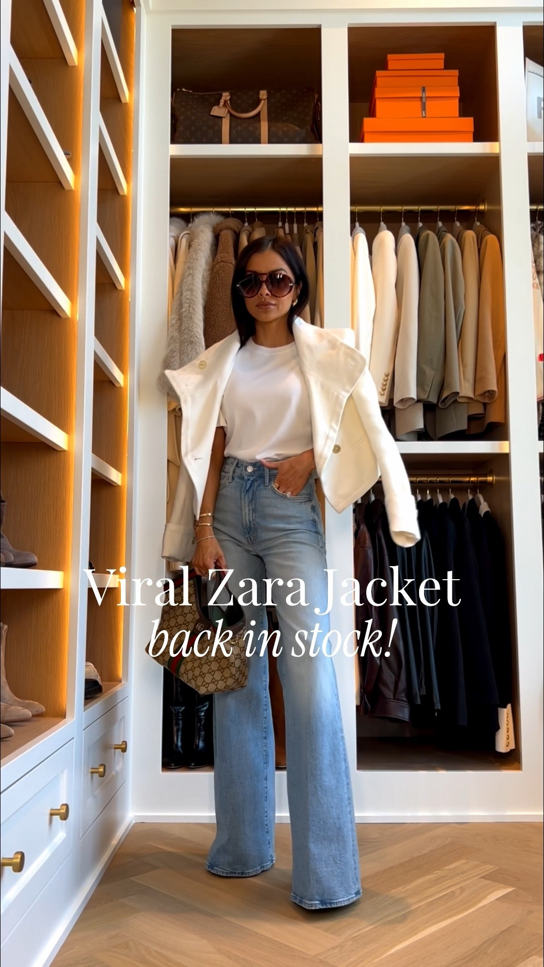 The chic Zara jacket that keeps selling out is finally back in stock in both the black and white colors! The cropped blazer layers over dresses and trousers for Easter or for the office! It also has enough structure to be chic for a date night outfit!

Spring workwear, office outfits, flattering denim, wide leg jeans, Zara outfits 



#LTKPetite #LTKOver40 #LTKWorkwear