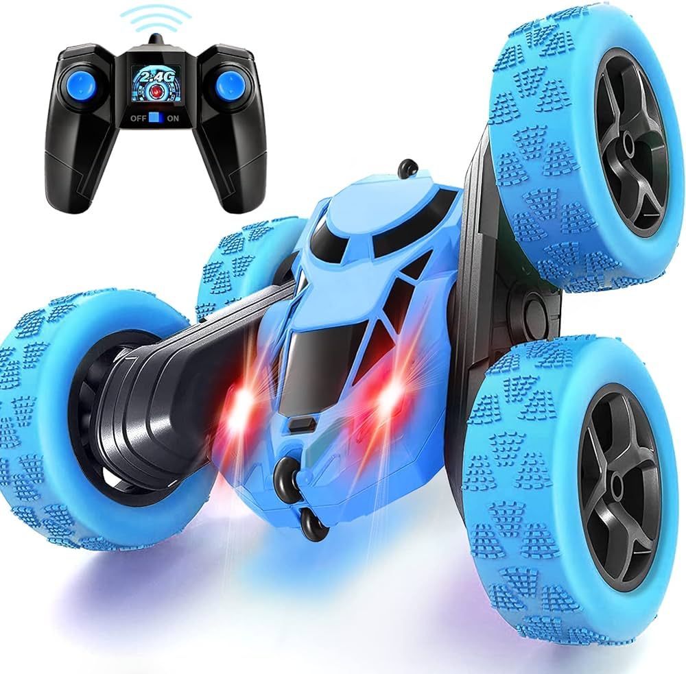 Remote Control Car Stunt RC Cars, 90 Min Playtime, 2.4Ghz Double Sided 360° Rotating RC Crawler ... | Amazon (US)