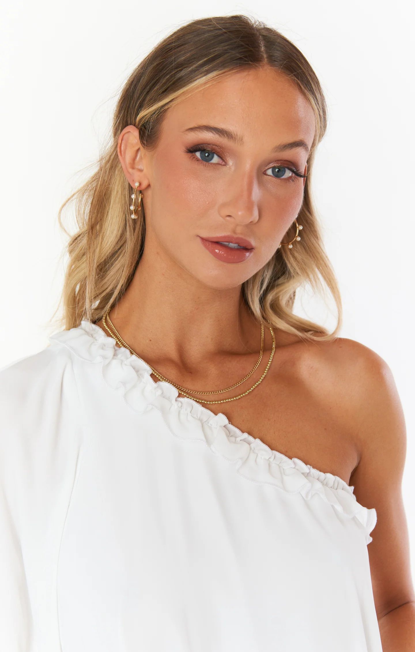 Faithy Jewels Faith Pearl Hoop Earrings | Show Me Your Mumu