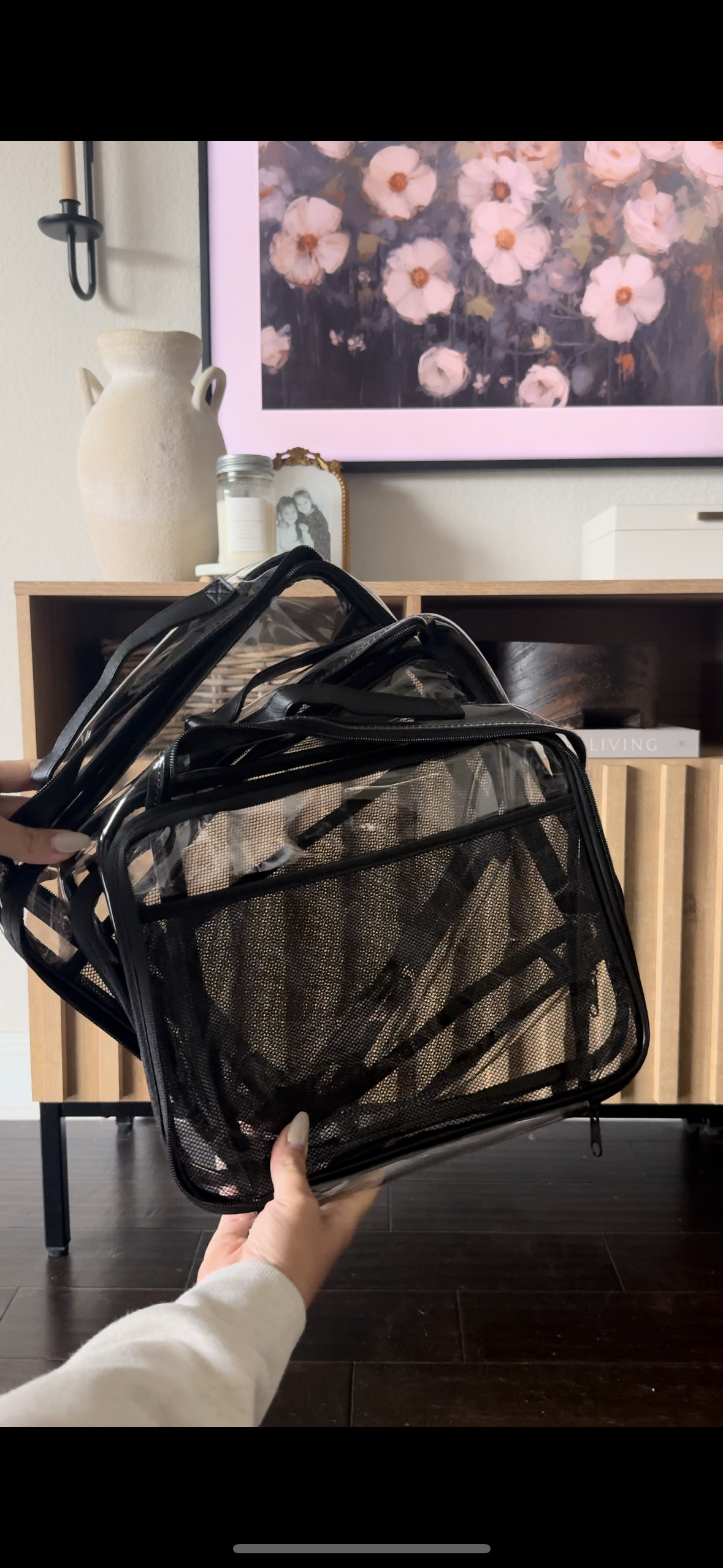 holay 4 Packs PVC Zippered Blocks Set, Toy, Clay, Board game Storage Organizer Case (Name Tag, Manual Pocket) (Black, Large) | Amazon (US)