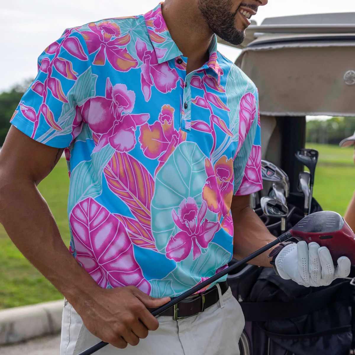 The Slice of Paradise - Golf Shirt | Kenny Flowers